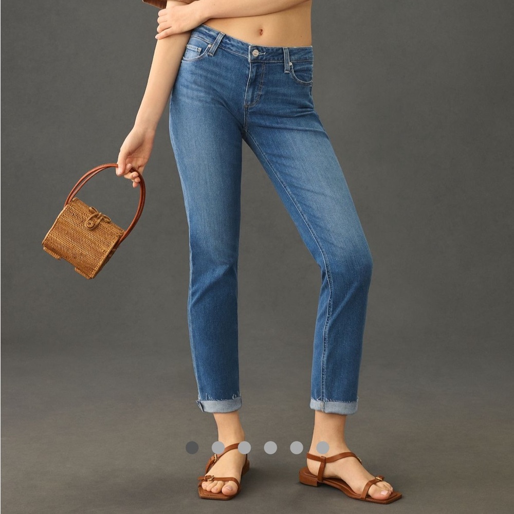 Paige Brigitte Mid Rise Crop Jeans